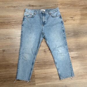 Topshop Sky Blue Ankle Jeans
